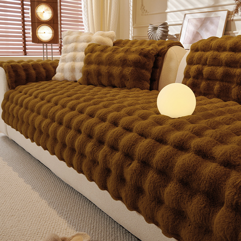 Terciopelo de conejo - marrón otoño