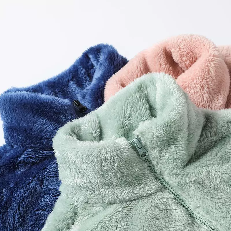 Флисовая одежда Мужское и Женское пальто Верхняя одежда Уличная одежда в стиле пик Внутренний контейнер Весна Осень Зима Двусторонний утолщенный свитер Кардиган