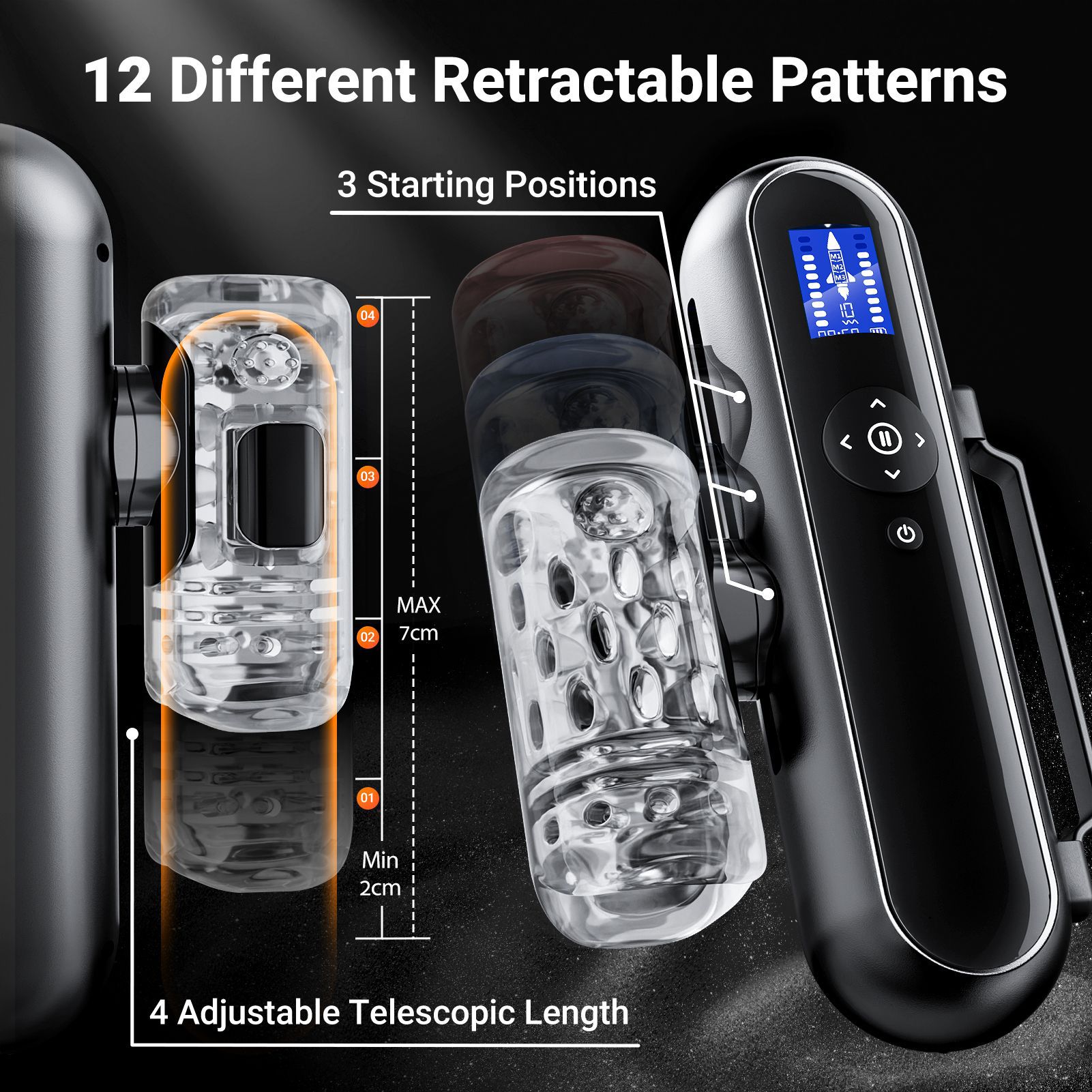 Intelligent Automatic Aircraft Cup Telescopic Men's Electric Masturbator Sex Adult Products Toys_voghion.com