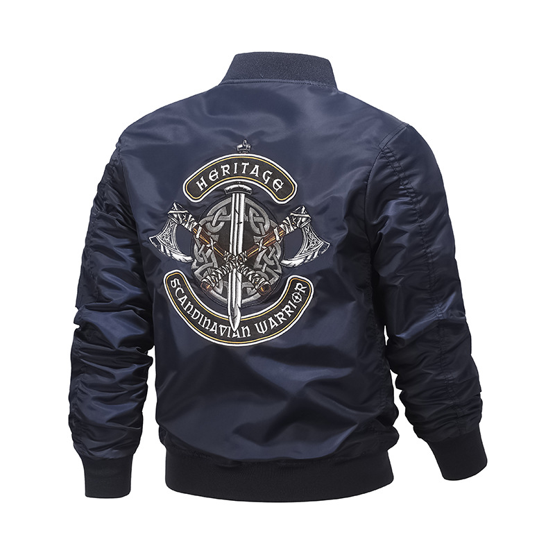 2022 chaqueta de trabajo transfronteriza nueva chaqueta de piloto de la Fuerza Aérea Mai chaqueta de béisbol bordado hombre chaqueta de tamaño grande