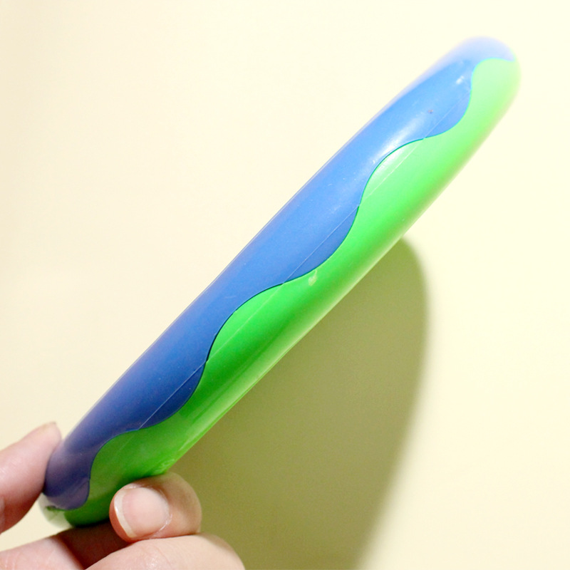 Instrumento musical de plástico tambor de mar imitación sonido instrumento musical Tambor de onda educación temprana bebé juguete instrumento musical océano tambor niños instrumento musical 8 pulgadas