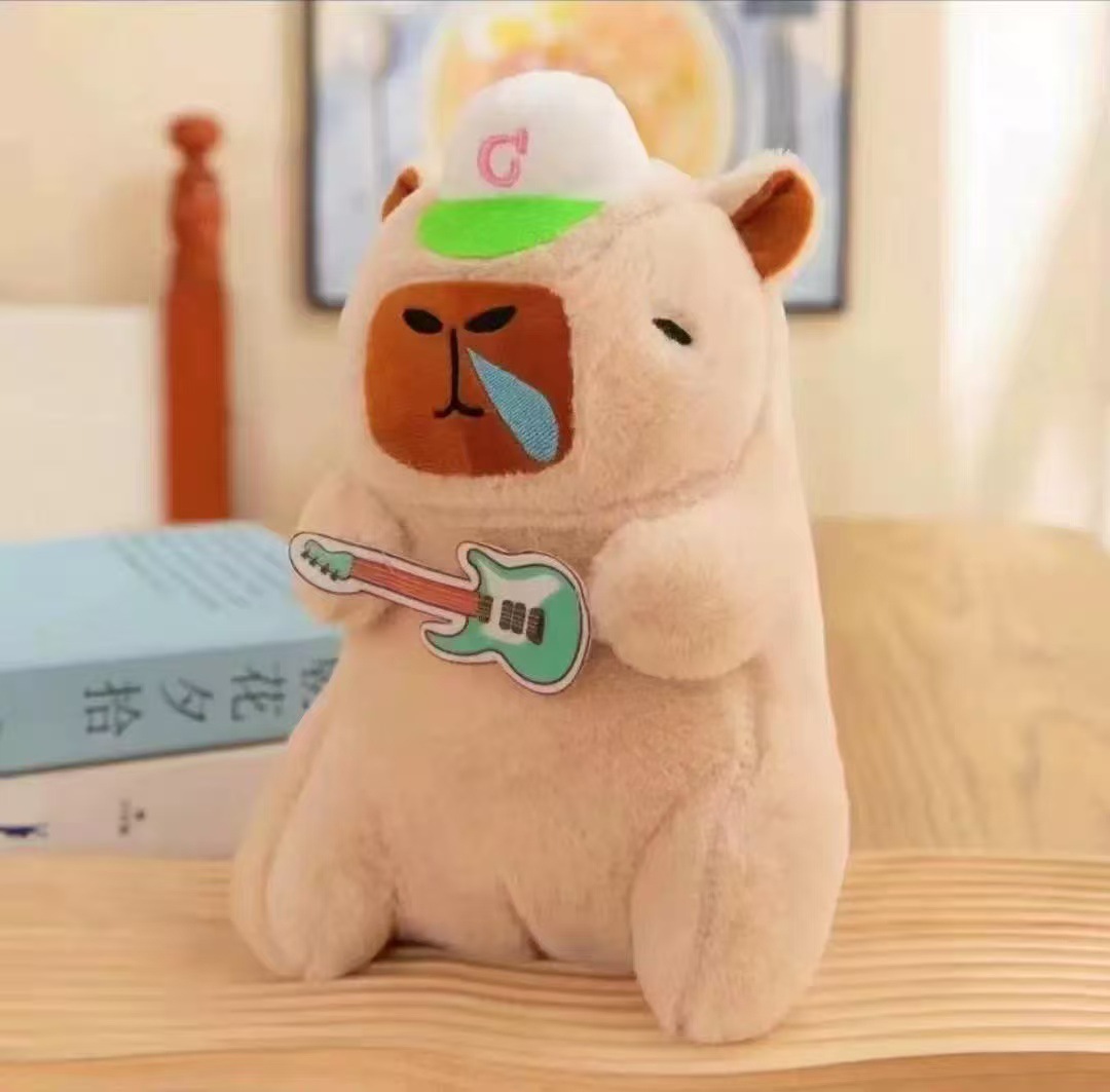 Guitar capybara / 20-25cm (single price