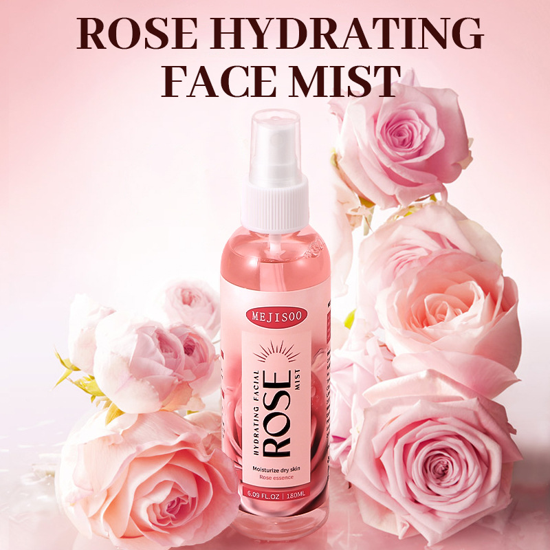 Foreign Trade Full English Rose Hydrating Facial Mist Rose After-Sun Moisturizing Spray Toner