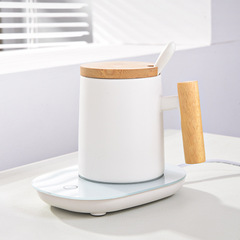 北歐恆溫杯墊55度暖暖杯加熱杯墊陶瓷保溫底座辦公室熱牛奶禮品