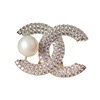 Advanced brooch from pearl, elegant fashionable sophisticated classic suit jacket, universal pin, swan, high-quality style, wholesale