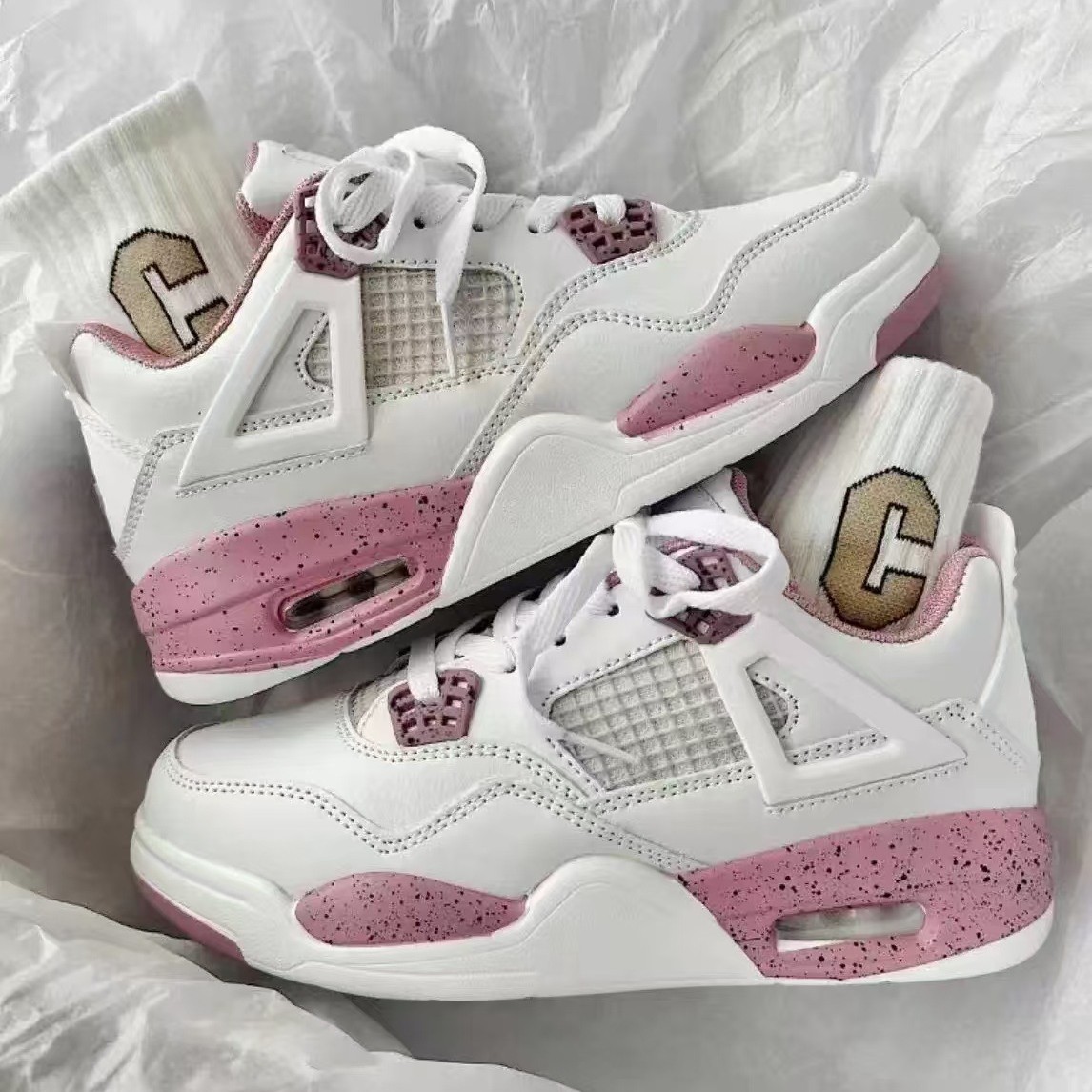 港风老爹鞋女ins潮2025四季运动跑步鞋男百搭厚底休闲气垫运动鞋