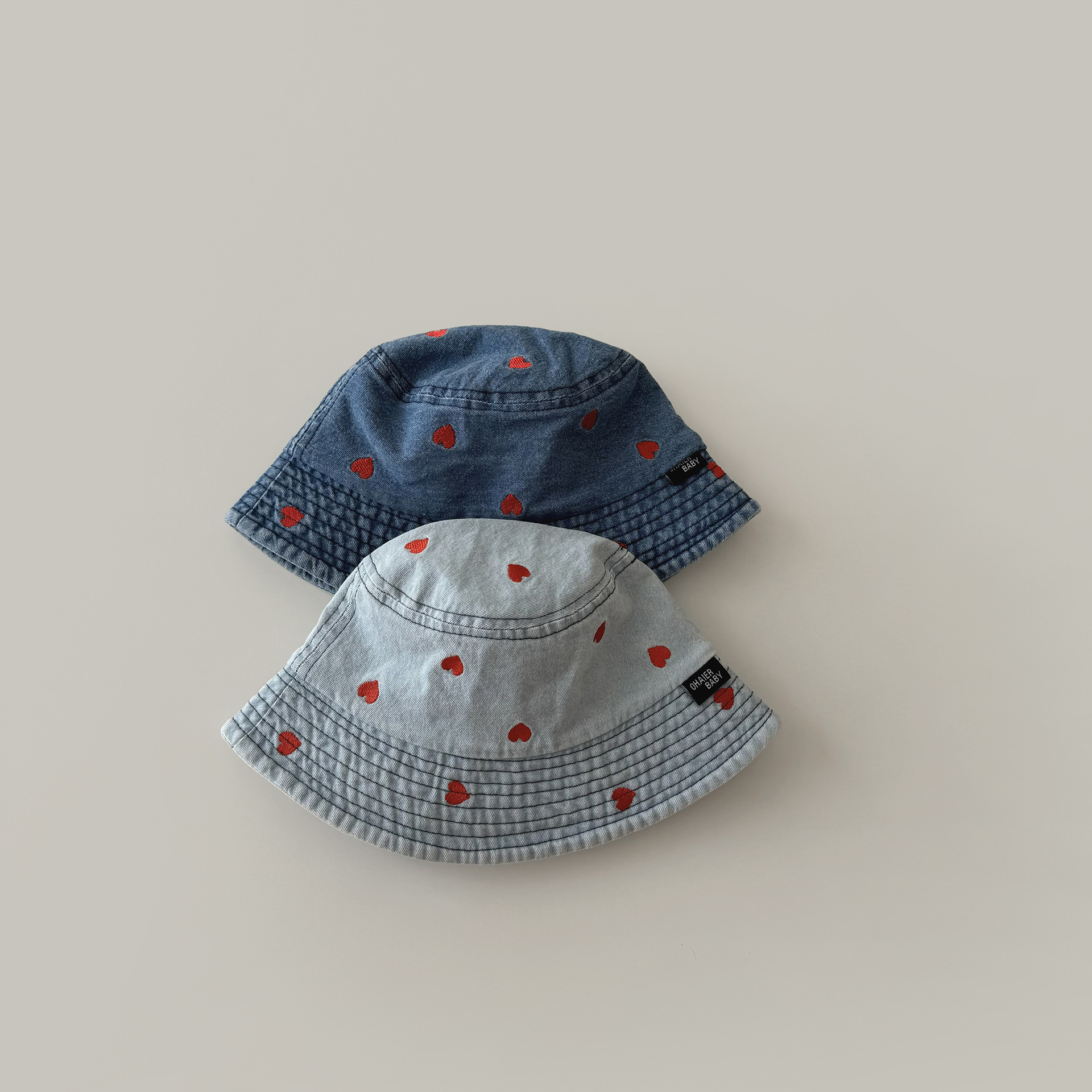 Girl'S Streetwear Heart Shape Embroidery Bucket Hat display picture 4