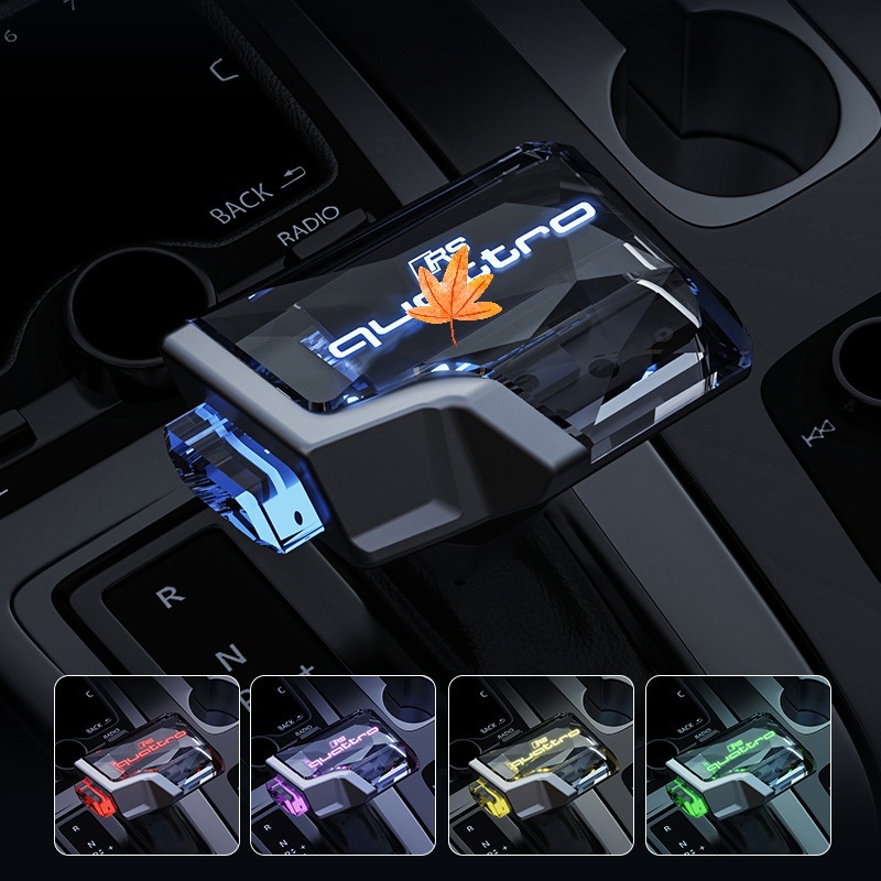 Para AUDI A5 A4 Q5 Q7 S5 transmisión automática carga cristal táctil iluminado cabeza de cambio de cambios de yate image 1