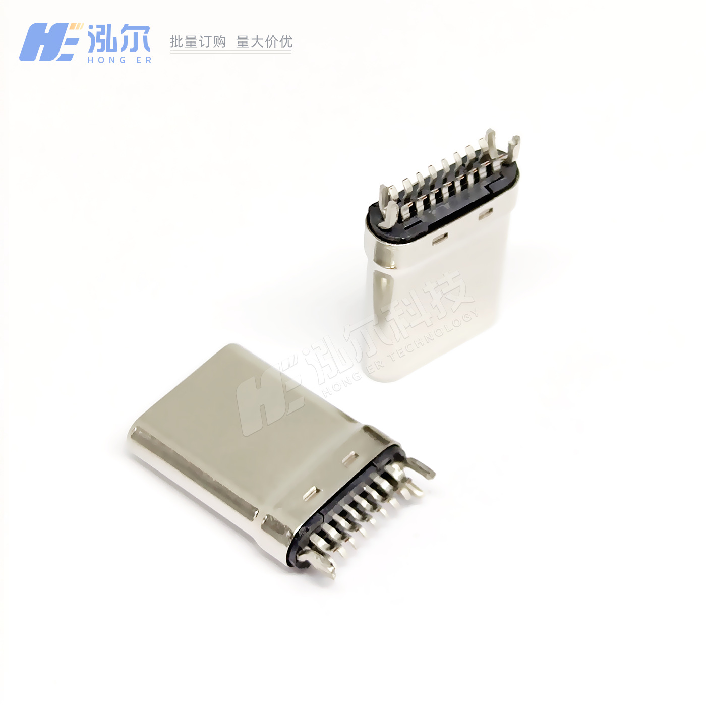 TYPE-C夹板公头16PIN拉伸款 夹板0.8mm公座 L=10.8单头16P插头USB-阿里巴巴