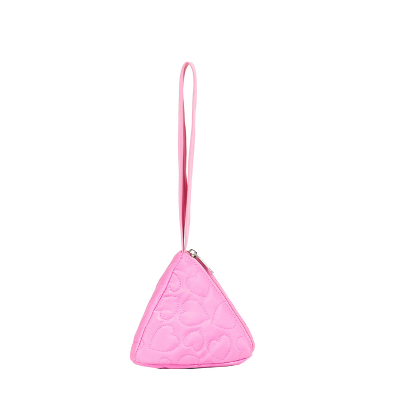 Bonito bolso infantil con forma de zongzi simple color sólido mini bebé mochila portátil auriculares bolso de cambio