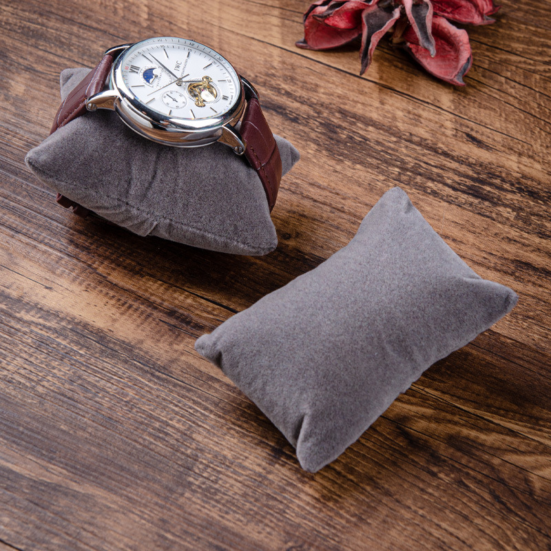 Nuevo bolso de almohada de reloj de franela en forma de M, pulsera de reloj, almacenamiento de joyas, soporte de exhibición fijo, accesorios de caja de reloj image 20