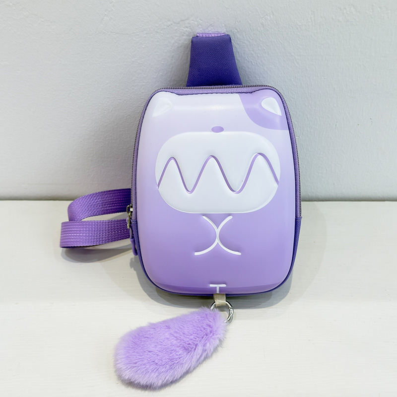 Bolsos de niñas bolsos de pecho de dibujos animados para niños lindos bolsos de cinturón de niñas 2025, nuevos huevos para niños mochila pequeña