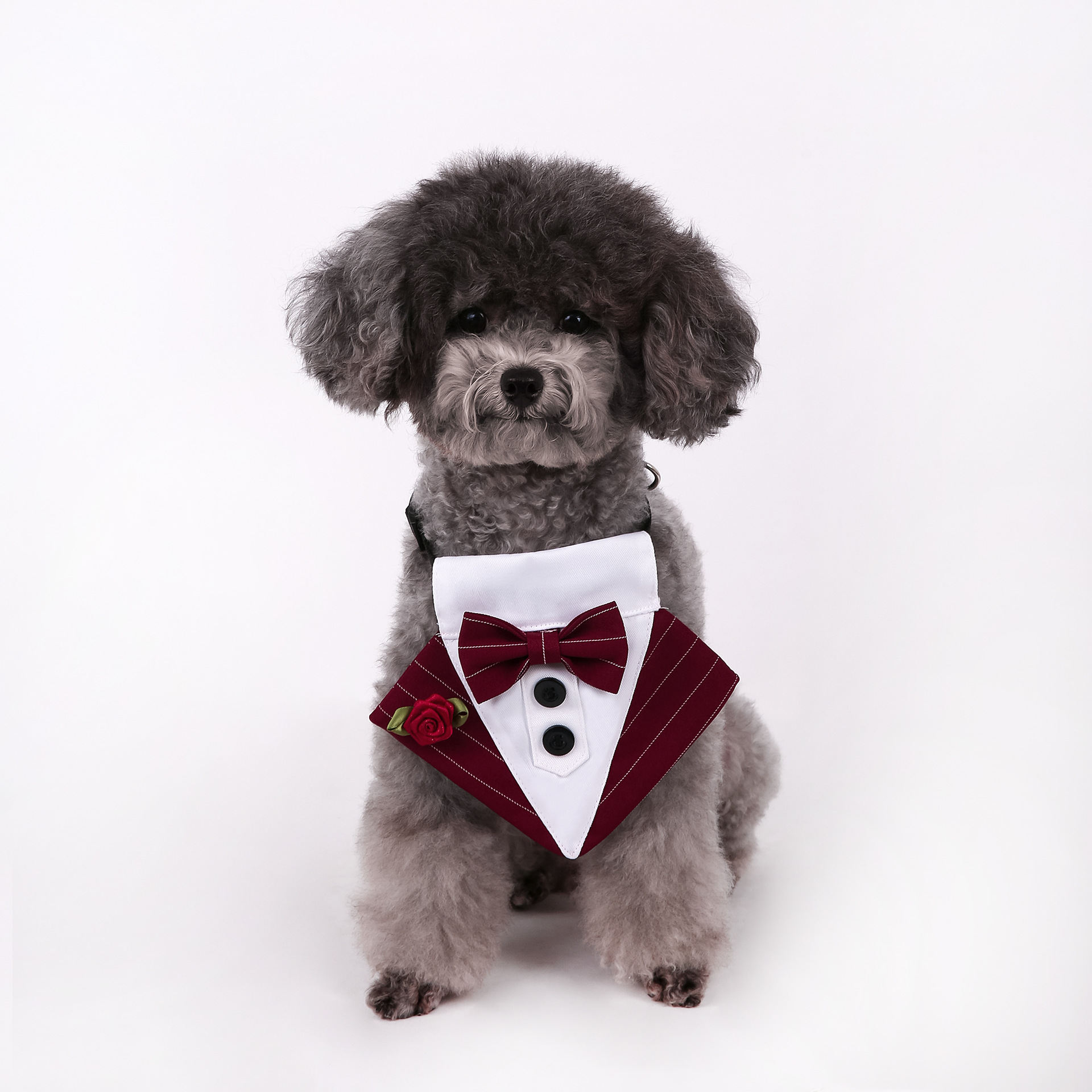 Navidad Año Nuevo transfronterizo nuevo estilo británico trajes de boda toallas de boda toallas de triángulo bufandas para mascotas