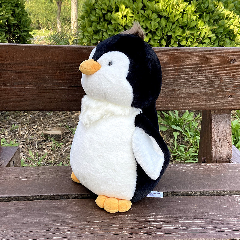 Linda muñeca de pingüino animal marino juguete de peluche para niños muñeca de ragdoll almohada de pingüino emperador transfronterizo al por mayor