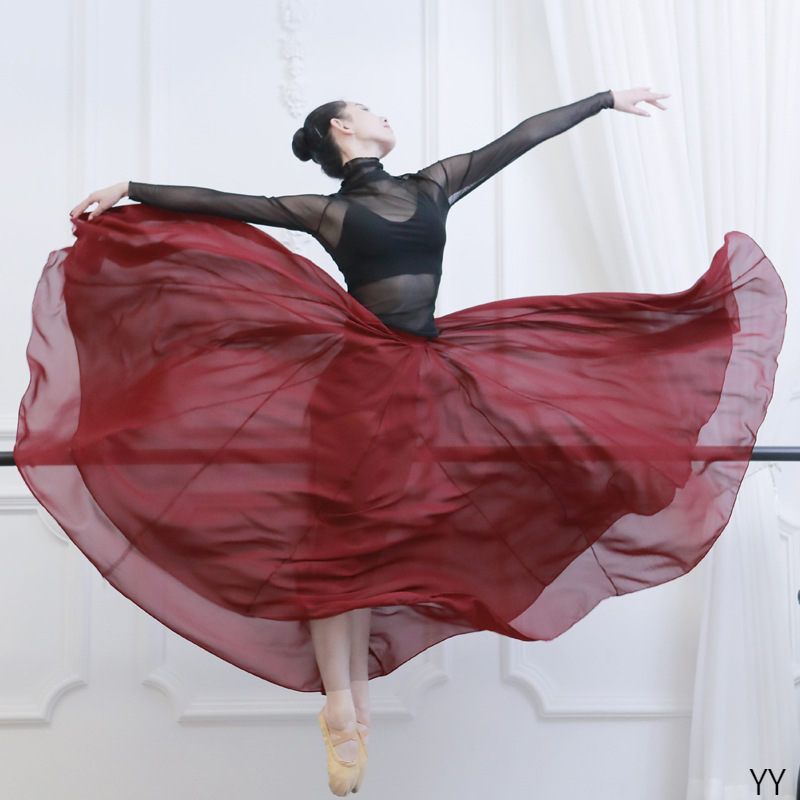 720 degrees large dance skirt dangling chiffon skirt 540 skirt skirt…