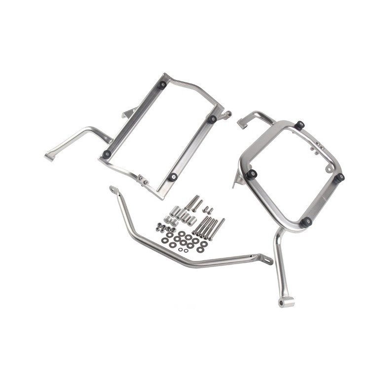 Aplicable a BMWG310GS caja lateral de acero inoxidable soporte de caja lateral de aleación de aluminio soporte fijo sin pérdidas