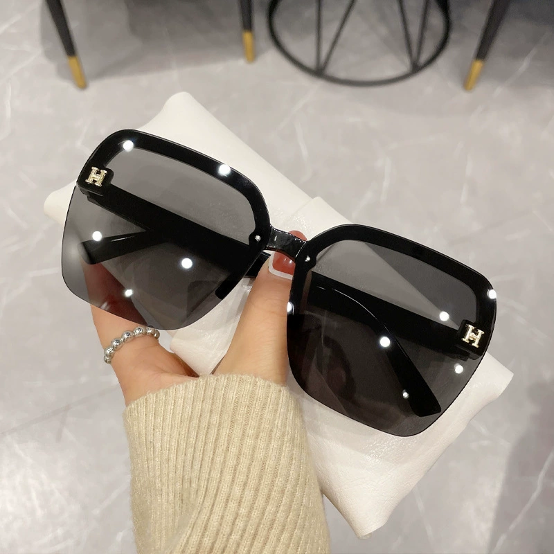 Summer black sunglasses, glasses, UV protection, light luxury style, high-quality style