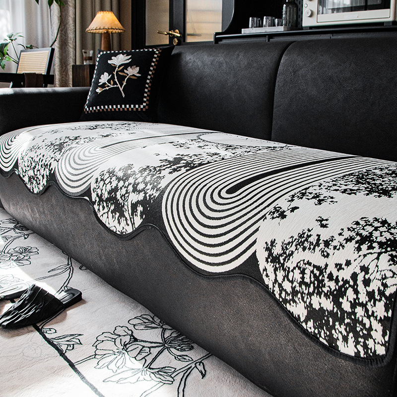 Flores de forma extraña - Negro