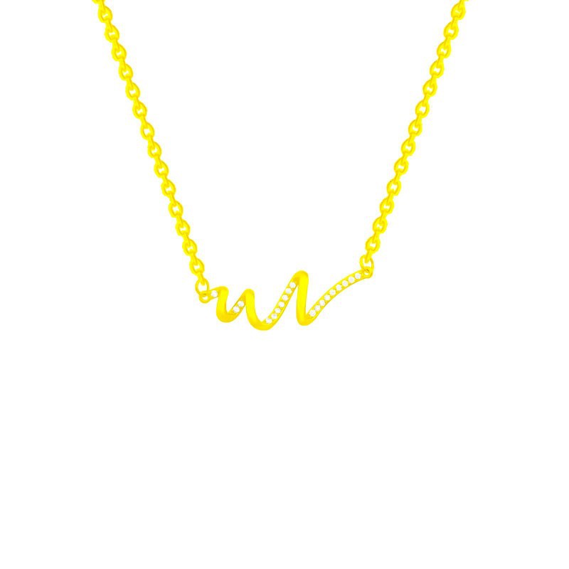 Girls under the moon titanium steel white shellfish new national style design sense niche clavicle chain female fashion temperament neck chain