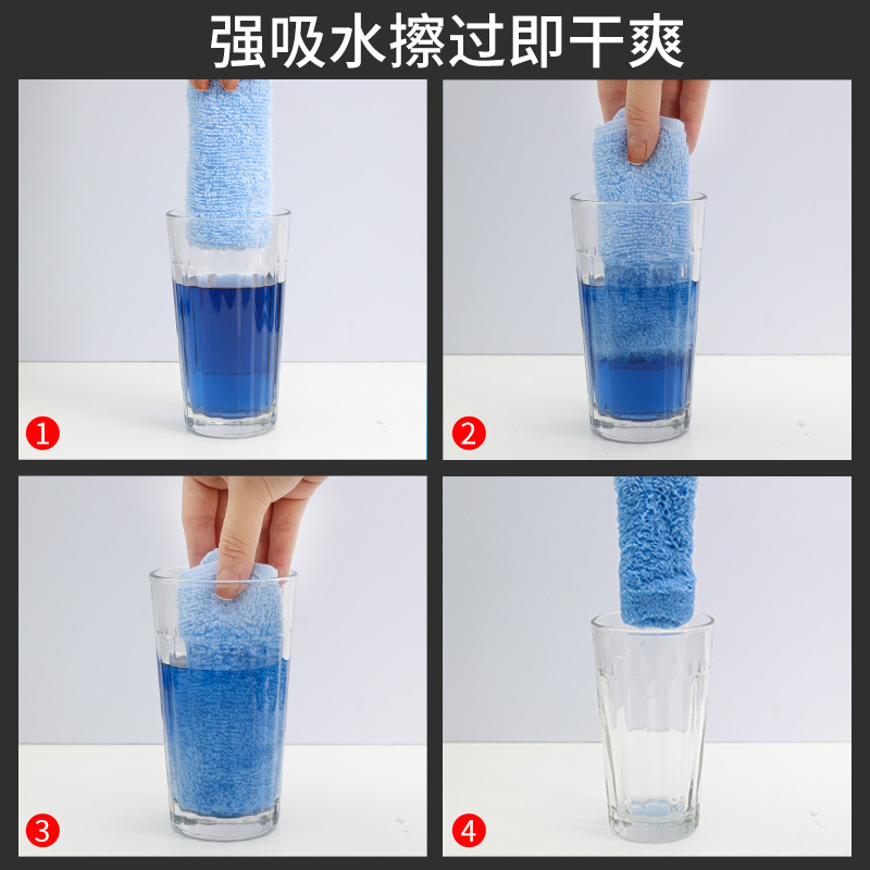 Toallas de lavavajillas de eliminación de aceite fáciles de limpiar para la cocina especial de fibra de madera doméstica absorción de agua no fácil de manchar toallas de aceite