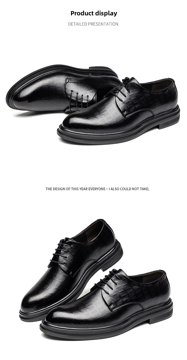 Summer business formal leather shoes men's Korean men's shoes cowhide casual personality trend hollow men's shoes a generation of hair_vogvips.com