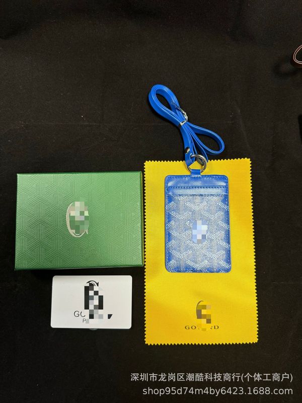 ビッグブランドドッグトゥースカードホルダー、ワークカードホルダー、ストラップ、ホルターカードホルダー、IDバッグ、学生証財布、男女兼用|undefined