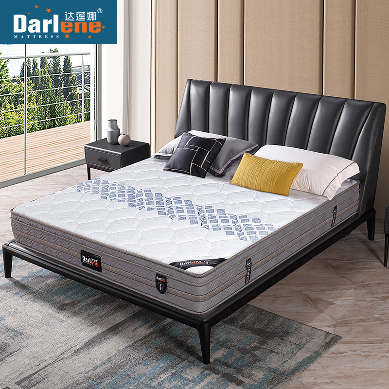 Spring Mattress Simmons Latex Hotel Independent Pocket Silent Soft and Hard Dual-Use Master Bedroom Home Use Spine-Protecting Coconut Palm Mattress