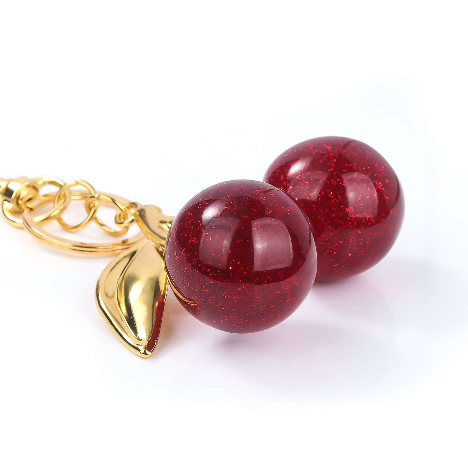 64g Weight Bag Pendant, Keychain Classification 1 Piece Quantity Holiday, Banquet, Travel Occasion Plastic, Resin Material Christmas Festival Cherry Pattern Fruit/Food, Plating Design Elegant, Hip-Hop, Simple Style Style 1 Piece Elegant Hip-Hop Simple Style Cherry Plastic Resin Fruit/Food Plating Christmas Bag Pendant Keychain 20
