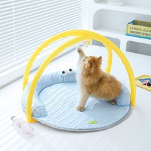 猫窝夏季猫床猫垫子睡觉用四季通用凉垫猫咪沙发夏天凉席宠物冰垫