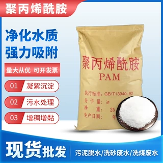 PAM聚丙烯酰胺助凝剂洗沙洗煤污水增稠剂阴阳离子非离子酰胺 批发