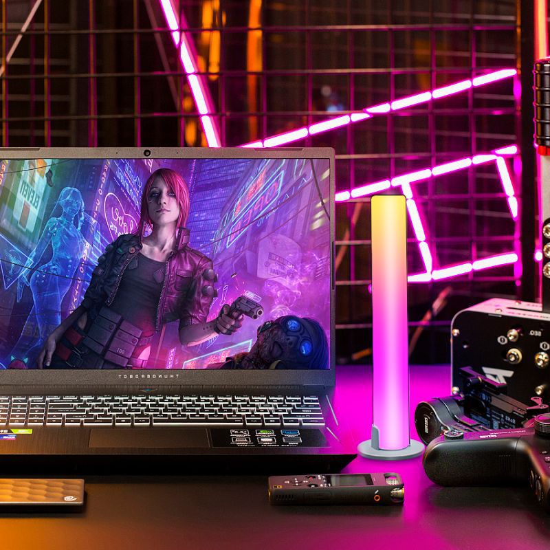 Nuevo modelo transfronterizo cuidadosamente seleccionado luz de juego atmósfera luz de escritorio pickup fantasma Bluetooth Wifi graffiti luz nocturna regulable