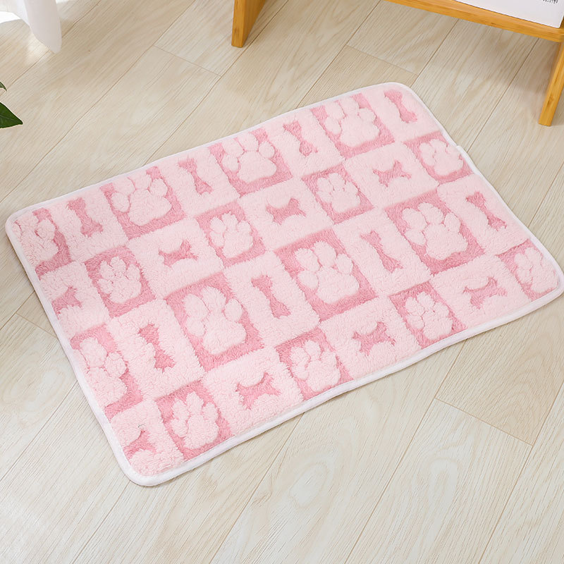 Otoño e Invierno nueva manta para mascotas perro manta de tela invierno cálido gato durmiendo manta transfronteriza máquina lavable manta toalla