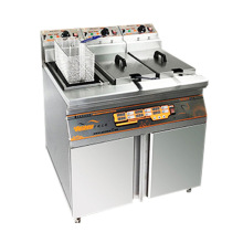 汇利AP-86-2双缸四筛立式电炸炉油炸锅带时间设定报警单缸3缸