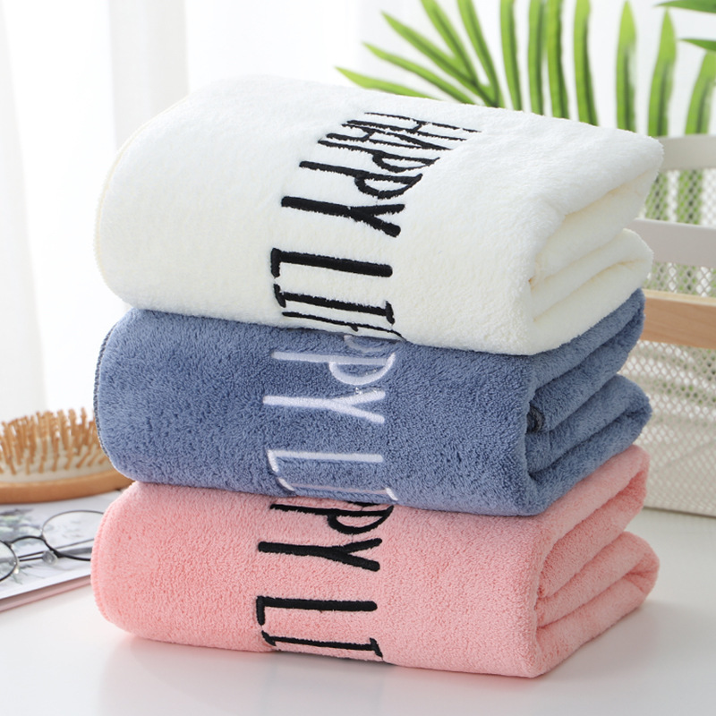 High-density coral velvet towels can be...