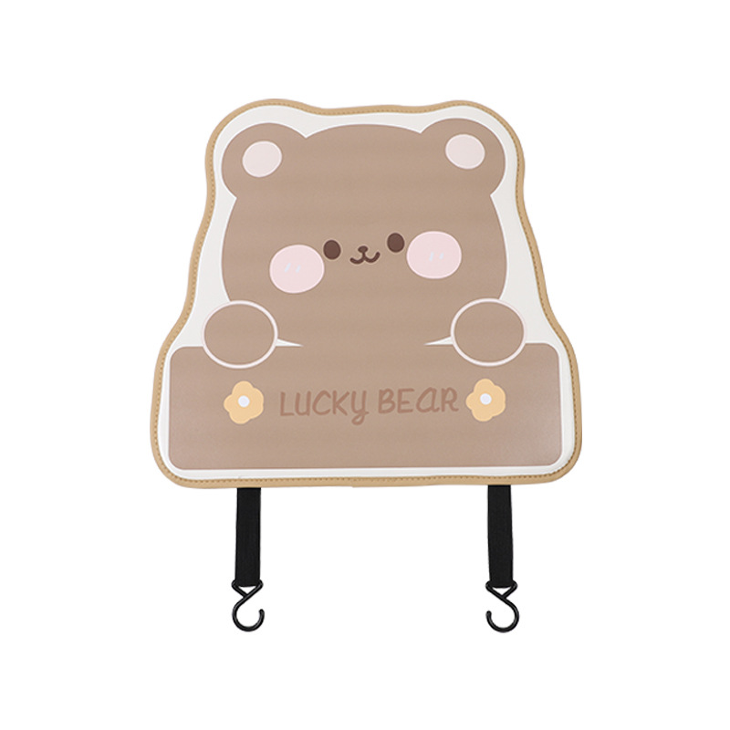 Car Seat Back – Katong Chair back anti-kick pad - three-dimensional-tulip-bear-anti-kick-pad