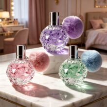 冰精灵女士香水50ml 持久清香 自然甜美花果香调马卡龙毛球淡香水