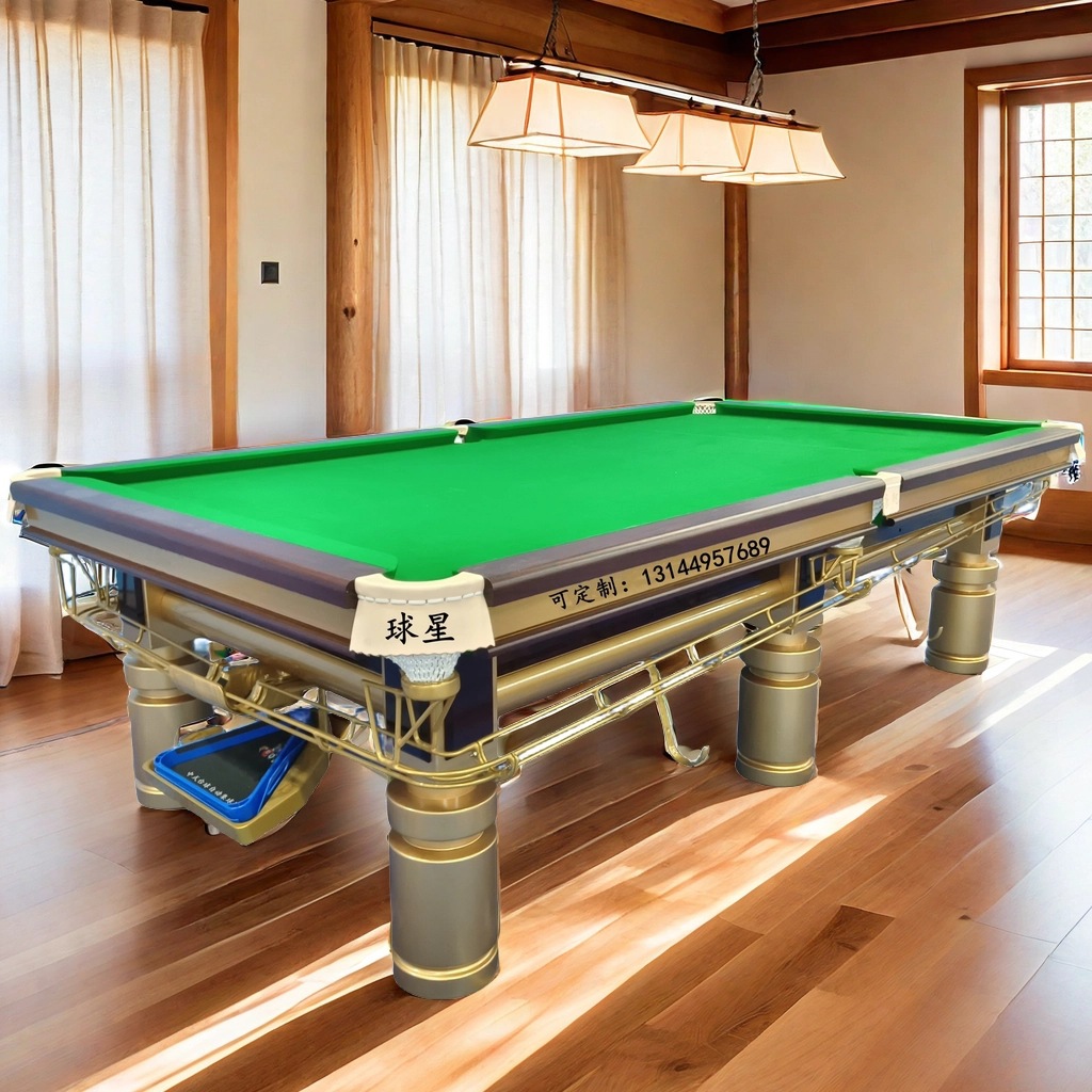 Mesa de billar doméstica de caso de billar de Zhuzhou Wujiaqu WuSu Xinjiang tabla de billar estándar de tipo comercial