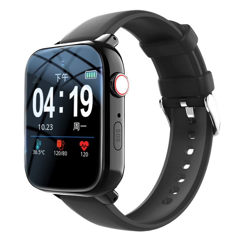 V6S Smart Gps Positioning Watch 4g Card Blood Pressure Blood Oxygen Watch Smart Sports Bracelet Api Interface Docking