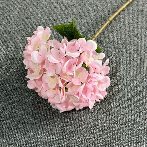 Snow butterfly hydrangea single hydrangea artificial flower wedding wedding hotel decoration flowers home decoration ornaments fake flowers