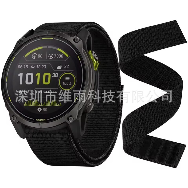 22Mm/26Mm Nylon Velcro Strap Suitable for Garmin Fenix8Pro 7X 6 5 Loop Nylon Wrist Strap