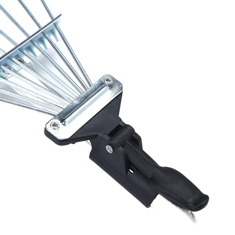 Rake de alambre de acero del Rake del jardín herramienta de jardín de acero inoxidable cabeza redonda Rake