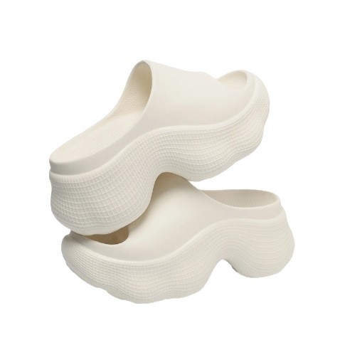 Sandali da donna con rialzo di altezza di 7 cm, estivi, antiscivolo, con suola morbida in EVA di alta qualità, pantofole con suola spessa per l'uso esterno._voghion.com
