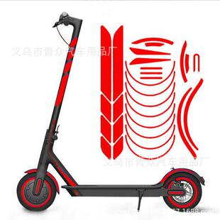 Xiaomi Scooter Reflective Sticker Fit 1s/pro/m365 Waterproof Decorative Sticker Cool Full Body Sticker Modification