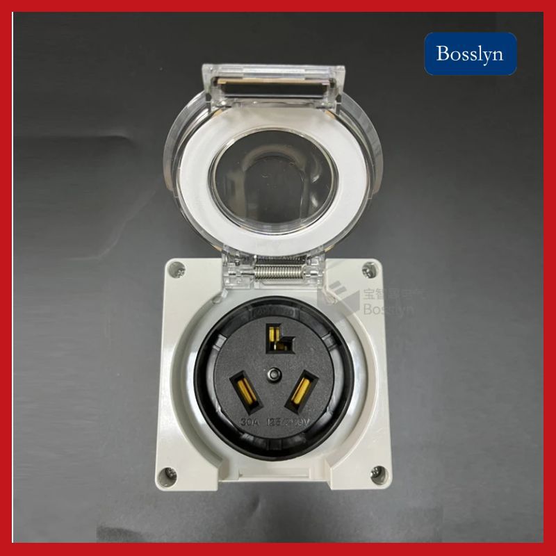 厂家直销NEMA10-30美标明装防水插座30A125/250V ETL认证