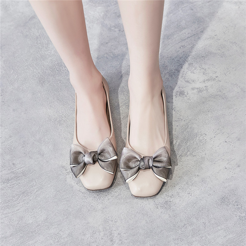 Sandal nữ quai chữ V đế bệt mũi bít phong cách Hàn Quốc — AH168 Màu mơ