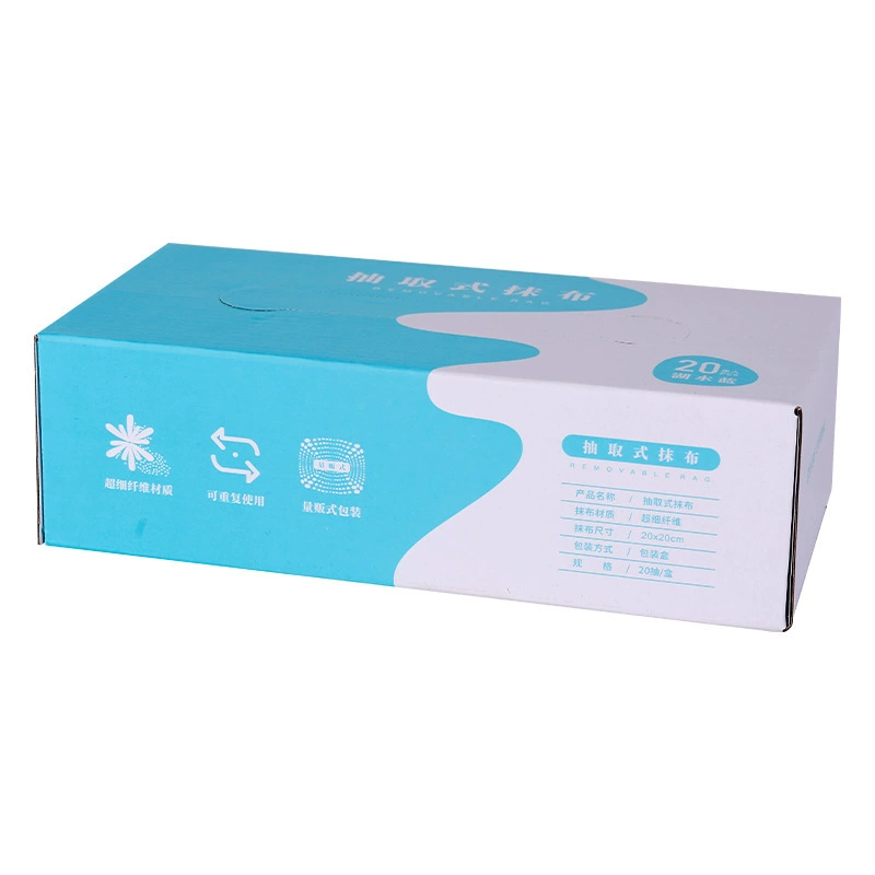 ДезDisposable кухонные салфетки, высокопоглощающие безворсовые ткани Baijie, 20×20 см, коробка из 20 рулонов