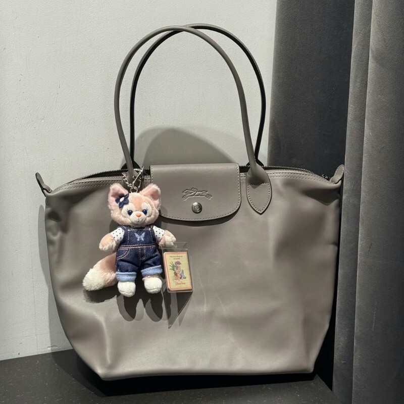 Longxiang Long-Handled Dumpling Bag Large-Capacity Satchel Shoulder Bag Cowhide Tote Bag Genuine Leather Women's Bag 2025 New Style