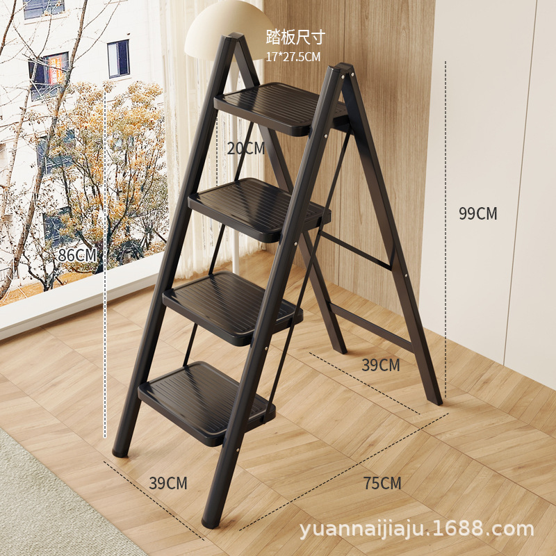 家庭用の折りたたみの厚い人の字のはしごの赤い家のはしごの安全なはしごの引っ越しのプレゼント|undefined