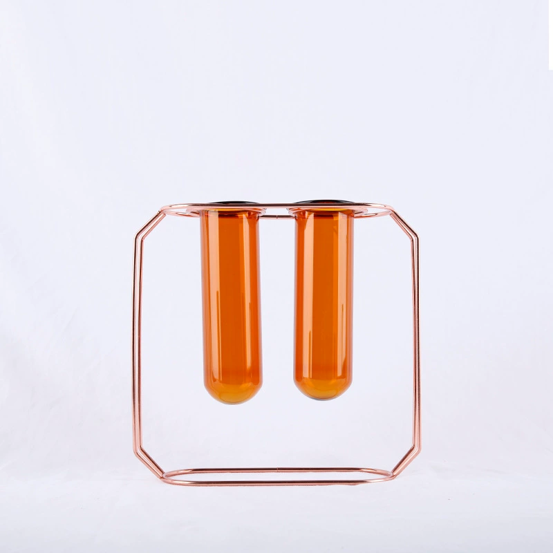 Metal transparent glass modern creative decorations, simple and elegant design