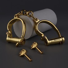 lockink薩蔓達金屬手銬強制固定sm束縛手扣捆綁男女成人情趣用品